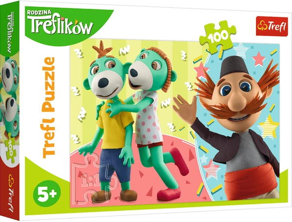 TREFL Puzzle Trefliki i Wujcio 100el Układanka 16388 5+