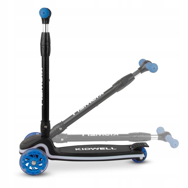 Hulajnoga LED KIDWELL Lumo balansowa świecące koła 3+ do 50 kg składana