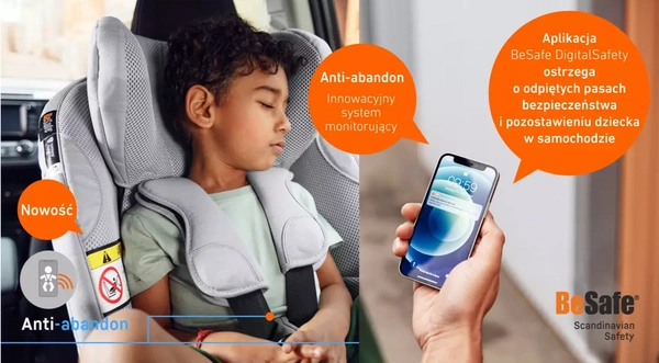 BeSafe Fotelik BeSafe iZi Twist M i-Size obrotowy aplikacja