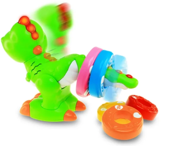 DUMEL FIGLARNY DINO dimozaur INTERAKTYWNY SORTER T-REX