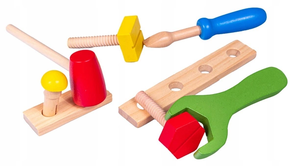 SMILY PLAY drewniane narzędzia dla dzieci MAJSTER
