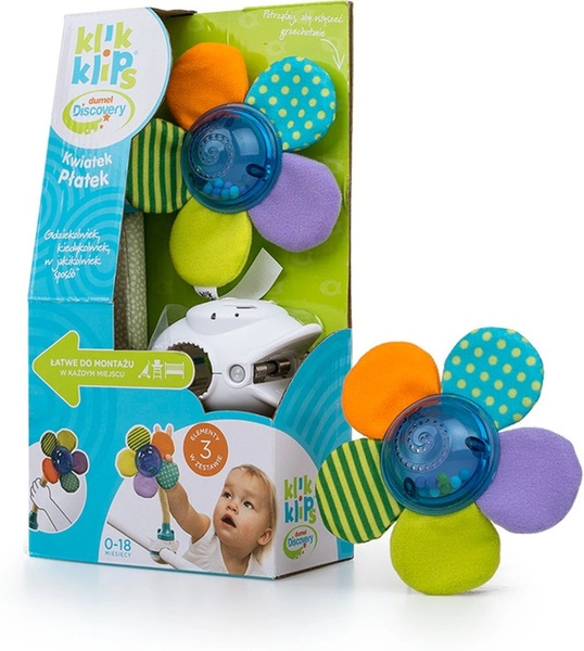 DUMEL KLIK KLIPS Kwiatek Płatek Zawieszka DD603 0+