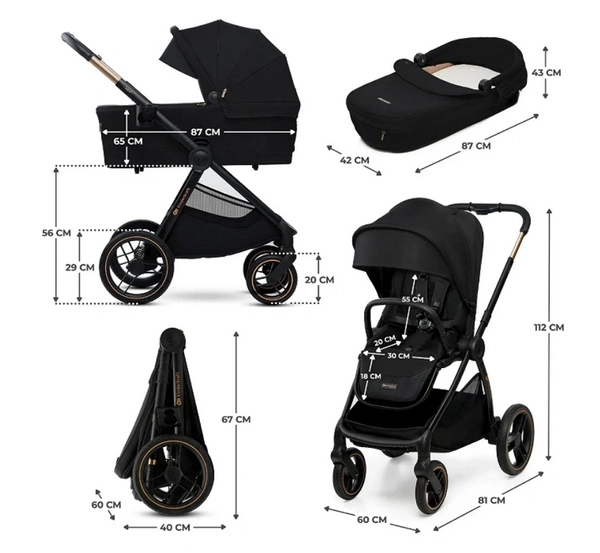 Kinderkraft NEA 2 Wózek dziecięcy wielofunkcyjny 2w1