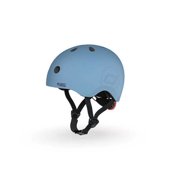 SCOOT AND RIDE KASK M-L dla dzieci regulacja kask rowerowy dziecięcy LED