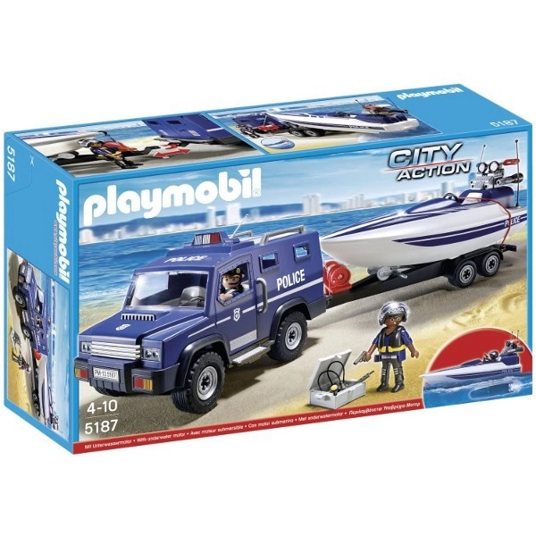 Playmobil policja pojazd terenowy 5187
