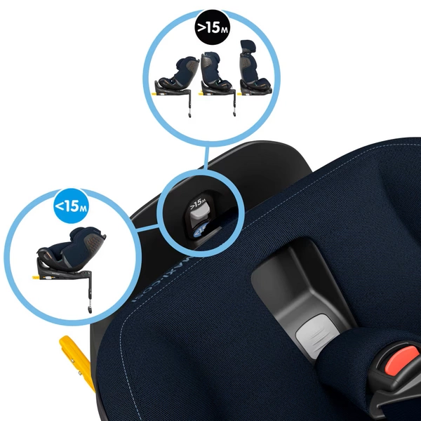 MAXI COSI EMERALD 360 PRO i-Size fotelik samochodowy obrotowy 40 - 150 cm SlideTech baza wysuwana