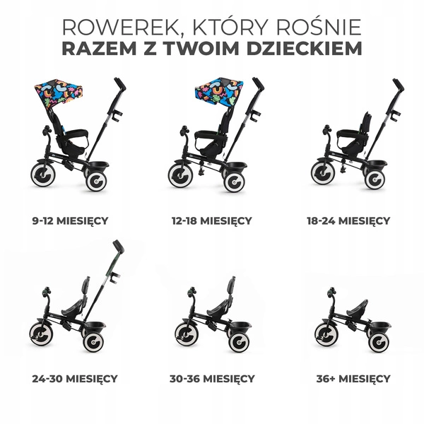 Kinderkraft Rowerek trójkołowy ASTON