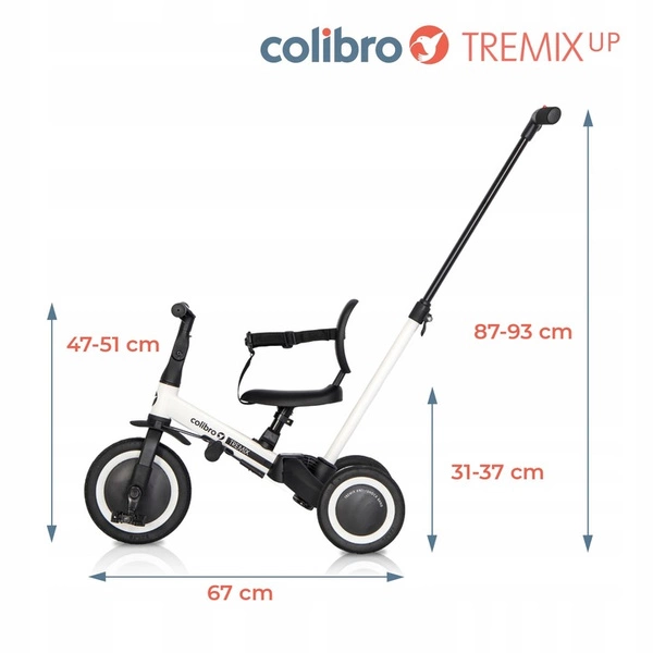 Rower biegowy Colibro Tremix UP 8" magnetic