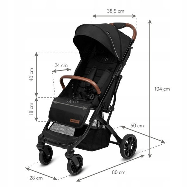 KIDWELL COLMER wózek spacerowy spacerówka kompaktowy DO 22 KG