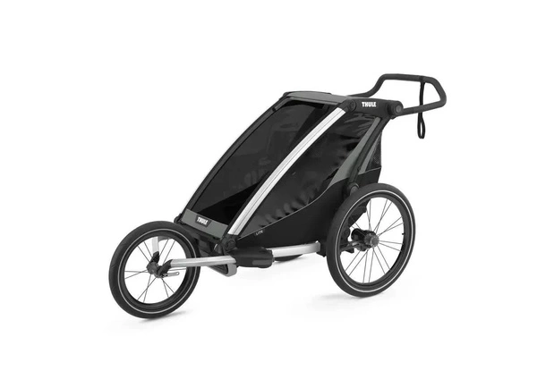 Przyczepka rowerowa dla dziecka - THULE Chariot Lite 1 - Agave-Black