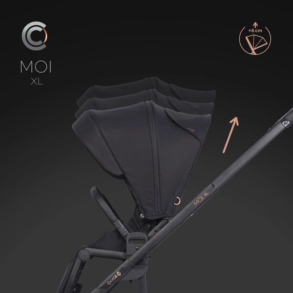 Cavoe Moi XL 2W1 wózek spacerowy z gondolą + torba + adaptery + 1 sztuka panel grzewczy