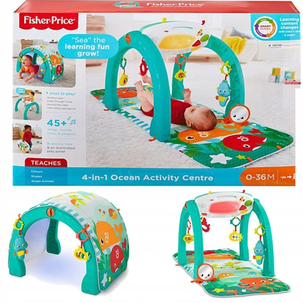 FISHER PRICE aktywizująca mata ocean FXX13 4W1