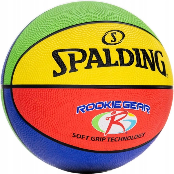 SPALDING ROOKIE Gear multikolor JUNIOR 5 Piłka do koszykówki