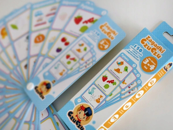 CzuCzu 3912 Gra Zagadki edukacyjne 150 gier 3+