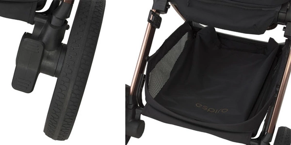 ESPIRO CODE Wózek spacerowy spacerówka gondola 2w1 + akcesoria