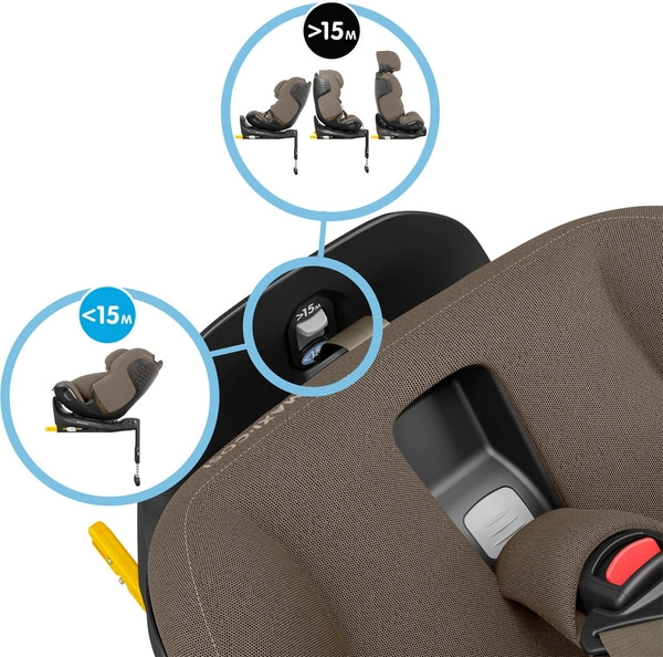 MAXI COSI EMERALD 360 PRO i-Size fotelik samochodowy obrotowy 40 - 150 cm SlideTech baza wysuwana