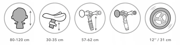 Rowerek biegowy Kidwell REBEL lekki 2,64kg koła 12 eva