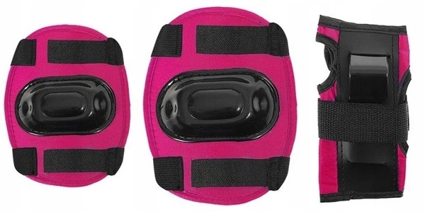 NILS Zestaw Ochraniaczy na rolki 6 sztuk: kolana + łokcie + nadgarstki w rozmiarze L