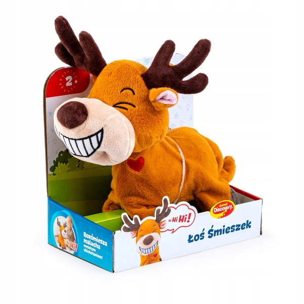 DUMEL ŁOŚ ŚMIESZEK zabawka interaktywna wydaje dźwięk dla dzieci 2 LATA +