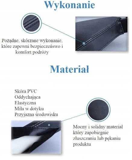 Zagłówek komfortowe oparcie na głowę do samochodu