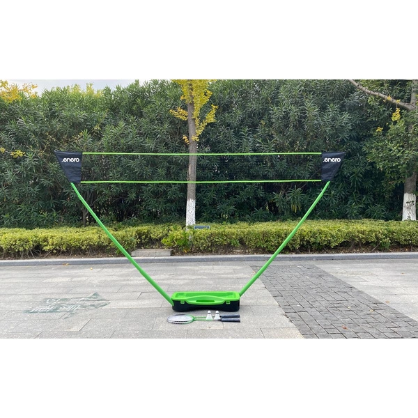 ENERO zestaw sportowy plażowo ogrodowy do badmintona 2 rakietki lotki 3W1