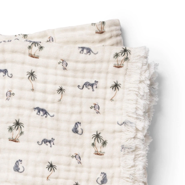 Elodie Details - Kocyk Soft Cotton Blanket - Garden Leo’s Resort