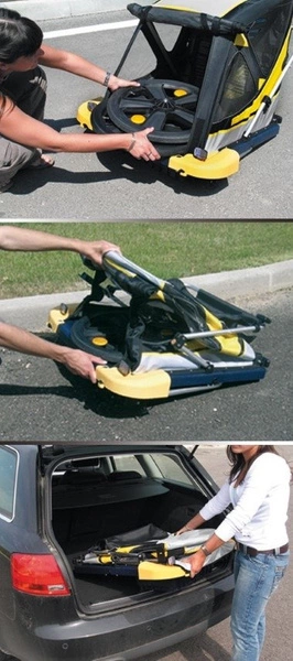 Bellelli B-TAXI B-TRAVEL Przyczepka Rowerowa + Urban kit (zestaw koło + rączka) wózek spacerowy