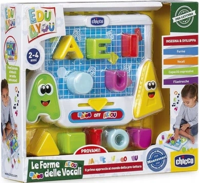 CHICCO samogłoski i kształty interaktywny sorter