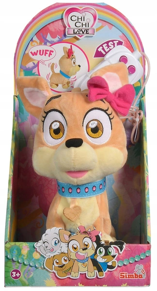 CHI CHI LOVE Piesek sterowany szczeka biega 25 cm