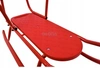 ADBOR Piccolino Sanki Metalowe z oparciem czerwone