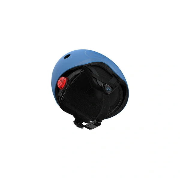 SCOOT AND RIDE kask narciarski S-M dla dzieci regulacja dziecięcy LED Ocean
