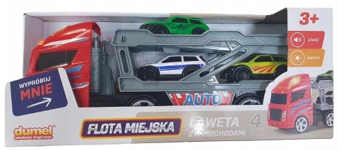 DUMEL Laweta z autami Flota Miejska