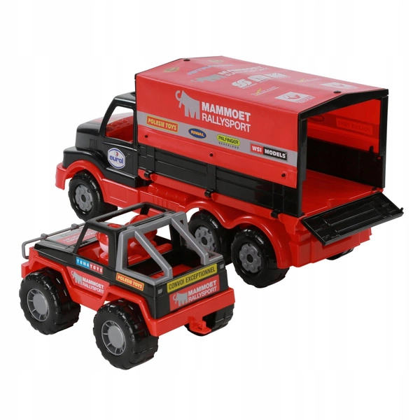 WADER MAMMOET CIĘŻARÓWKA z plandeką + JEEP QUAD