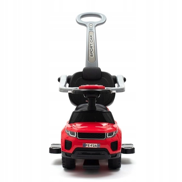 BABY MIX RACER pojazd samochód jeździk pchacz z rączką z prowadnikiem