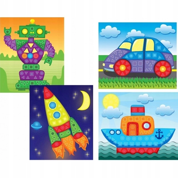 ASKATO Piankowa kreatywna Wyklejanka MOZAIKA 3+