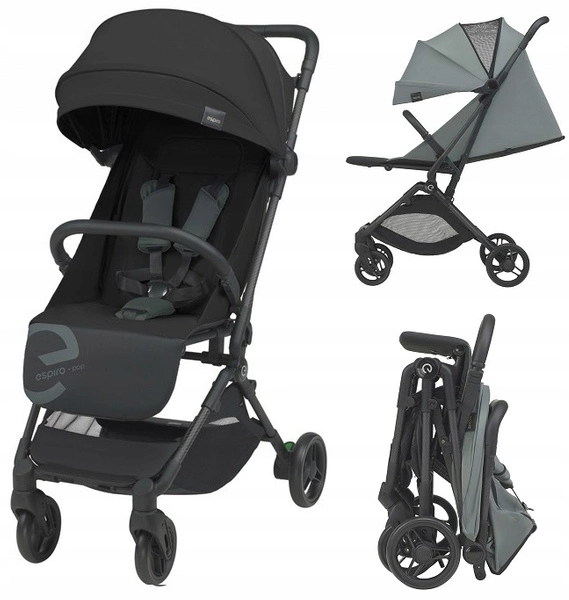 WÓZEK SPACEROWY ESPIRO POP Carbonowy Spacerówka 5,8kg Lekki