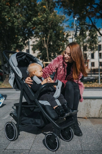 NOWY Wózek spacerowy 4BABY MOODY XXII lekki składany do 22 kg