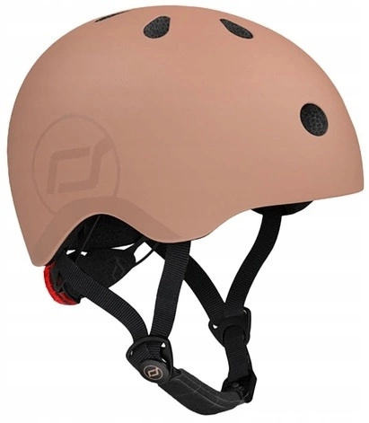 SCOOT AND RIDE KASK S-M dla dzieci regulacja kask rowerowy dziecięcy LED