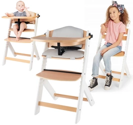 ENOCK Drewniane krzesełko do karmienia + poduszka