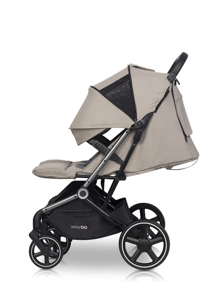 EURO-CART wózek bliźniaczy ECHO podwójny 2 pokrowce + folia do 22kg + gondola