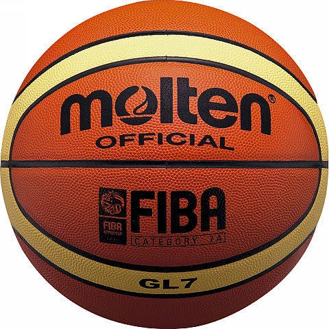 MOLTEN BGL B7GL Piłka koszykówki naturalna skóra FIBA