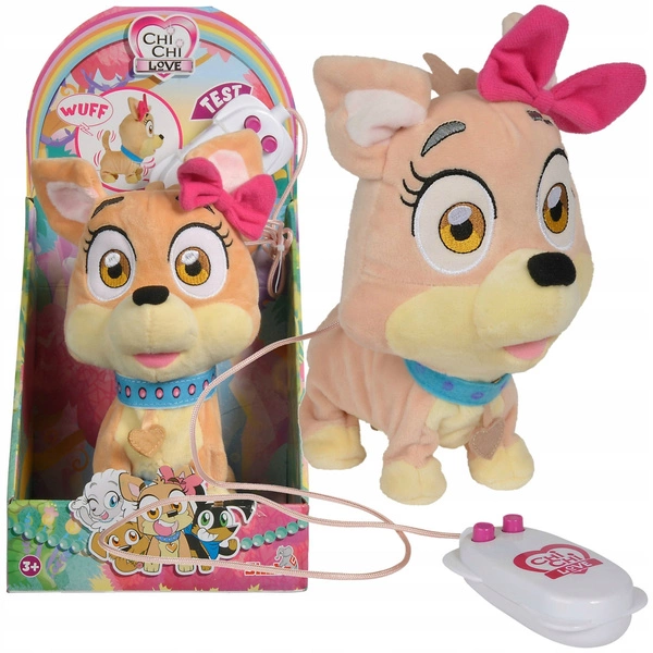 CHI CHI LOVE Piesek sterowany szczeka biega 25 cm