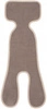 AirCuddle Cool Seat uniwersalna oddychająca mata wkładka antypotowa do fotelików 9-18 kg