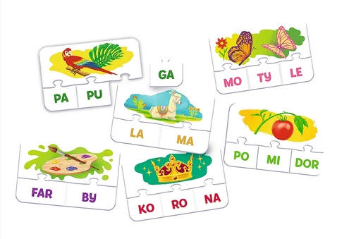 TREFL Sylaby gra edukacyjna Rodzina Treflików