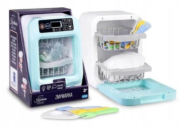 NATALIA Zmywarka zestaw talerze sztućce dźwięk