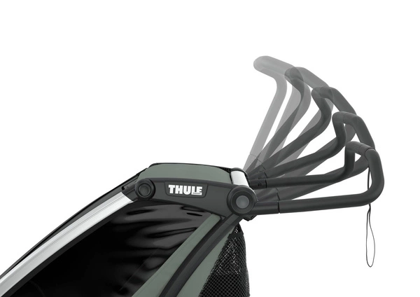 Przyczepka rowerowa dla dziecka - THULE Chariot Lite 2 - Agave-Black