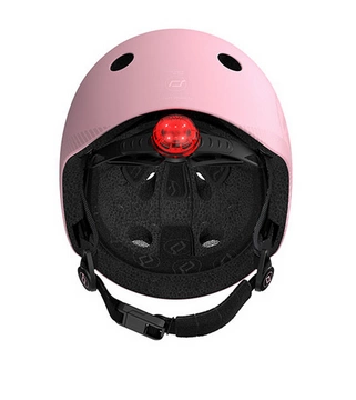 SCOOT AND RIDE KASK M-L dla dzieci regulacja kask rowerowy dziecięcy LED