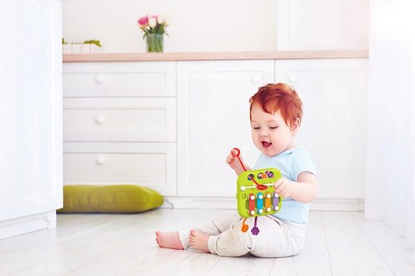 E-EDU Kostka edukacyjna sensoryczna sorter centrum zabawy 8W1