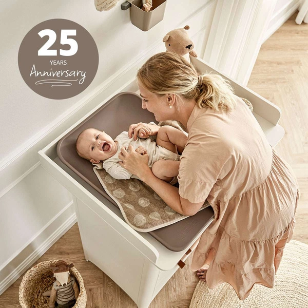 LEANDER - mata do przewijania MATTY™, mocca