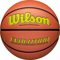 WILSON EVOLUTION Yellow Piłka do koszykówki 7 skóra